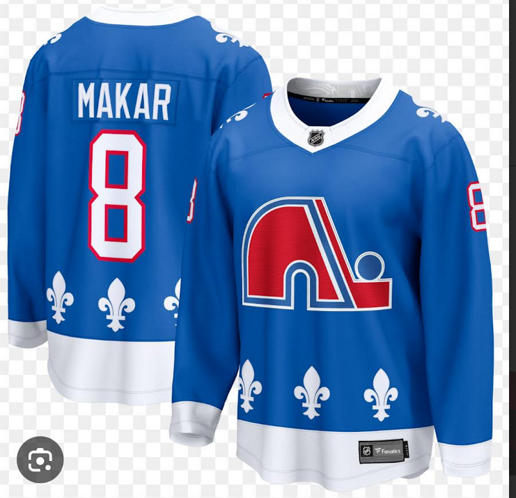 Men 2026 NHL blue Colorado #8 Makar blue jersey->toronto maple leafs->NHL Jersey